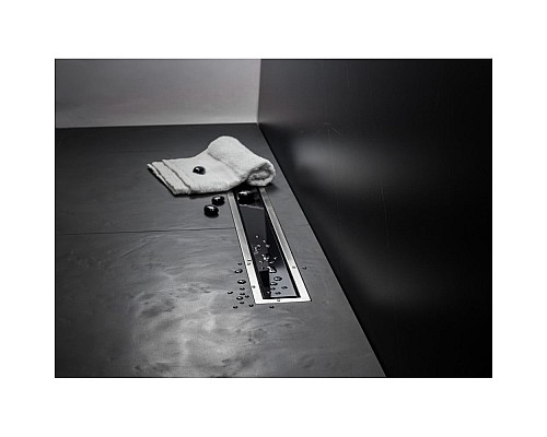 Душевой лоток Pestan Confluo Premium Black Glass Line 750 13000294