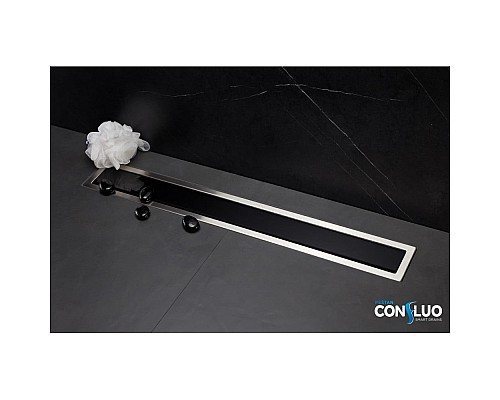 Душевой лоток Pestan Confluo Premium Black Glass Line 750 13000294