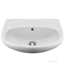Полукруглая раковина Santek Анимо 551WH110499 без отверстия под смеситель 