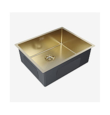 Мойка для кухни Paulmark NEXT-540 PM215444-BGбрашированное золото 540х440