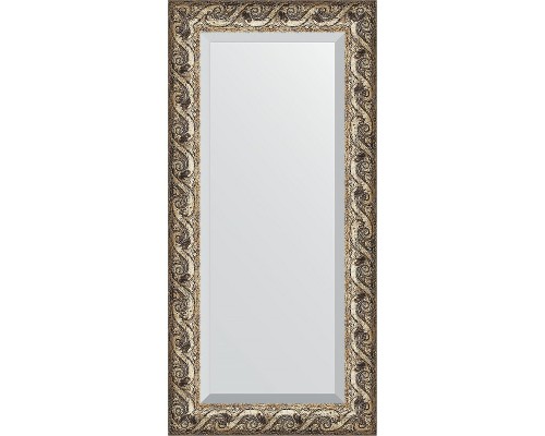 Зеркало Evoform Exclusive 116х56 BY 1249 с фацетом в багетной раме - Фреска 84 мм