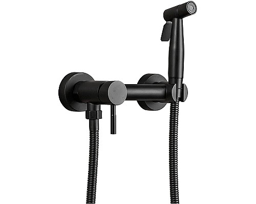 Гигиенический душ со смесителем Haiba HB5510-7 Черный матовый