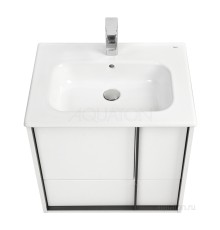 Тумба под раковину Ривьера 60 белый матовый Aquaton 1A238801RVX20