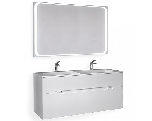 Зеркало Jorno Modul 120 Mоl.02.120/W с подсветкой с сенсорным выключателем Зеркало Jorno Modul 120 Mоl.02.120/W с подсветкой с сенсорным выключателем