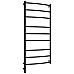 Полотенцесушитель электрический 1200х600 черный матовый МЭМ левый Сунержа Галант 3.0 31-5800-1260