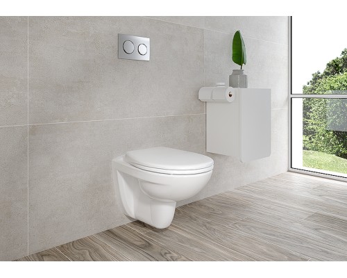 Комплект унитаза с инсталляцией Vitra Normus 9773B003-7203 с сиденьем и кнопкой смыва Матовый