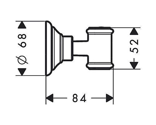 Держатель для душа Axor Montreux 16325000 Хром