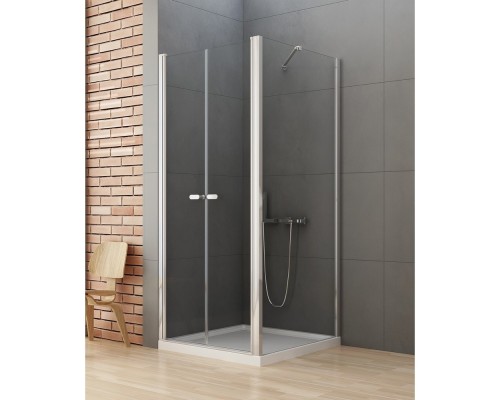 Душевое ограждение NEW TRENDY NEW SOLEO 90x70x195 (хром)