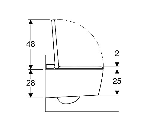 Подвесной унитаз-биде Geberit AquaClean Sela 146.224.11.1
