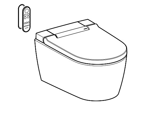 Подвесной унитаз-биде Geberit AquaClean Sela 146.224.11.1