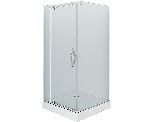 Душевой уголок Alex Baitler 100x100 AB214-100 профиль Хром стекло прозрачное