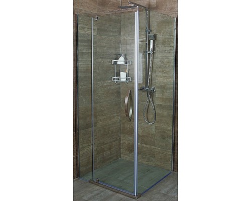 Душевой уголок Alex Baitler 100x100 AB214-100 профиль Хром стекло прозрачное