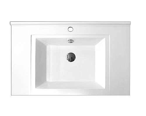 Раковина De Aqua Квадро 90 WK 012 НФ-00007334 Белая