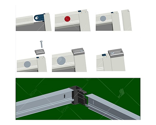 Душевой уголок RGW CL-54B 90х90