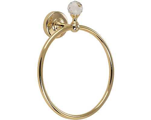 Кольцо для полотенец Migliore Amerida 16599 Золото с кристаллом Swarovski