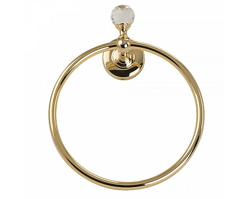 Кольцо для полотенец Migliore Amerida 16599 Золото с кристаллом Swarovski