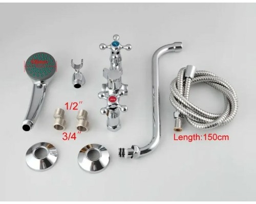 Смеситель для ванны Frap H08 F2208-2 универсальный Хром