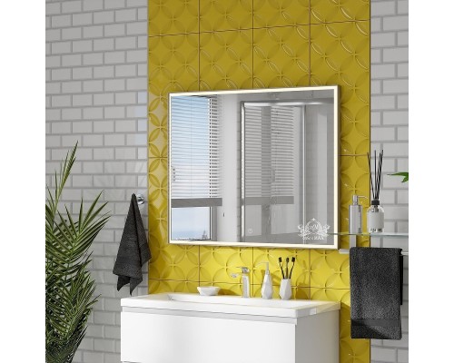 Зеркало Art&Max Arezzo AM-Are-1000-800-DS-FC с подсветкой с сенсорным выключателем Хром