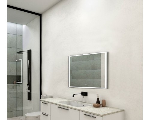 Зеркало Art&Max Arezzo AM-Are-1000-800-DS-FC с подсветкой с сенсорным выключателем Хром
