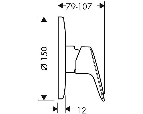 Смеситель для душа Hansgrohe Logis 71606000