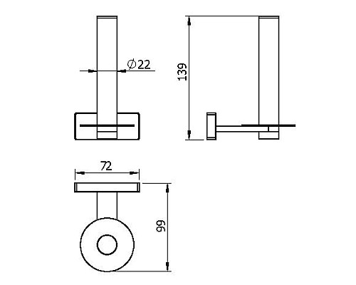 Бумагодержатель вертикальный LANGBERGER 10948A