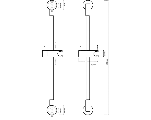 Душевая штанга Bemeta Shower Programme 65 104114112 Хром Душевая штанга Bemeta Shower Programme 65 104114112 Хром