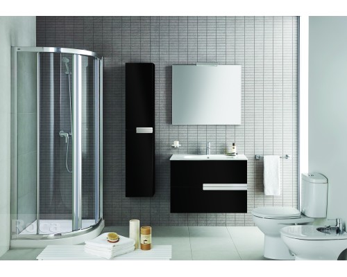 Тумба под раковину Roca Victoria Nord Black Edition 80 ZRU9000097 2 ящика
