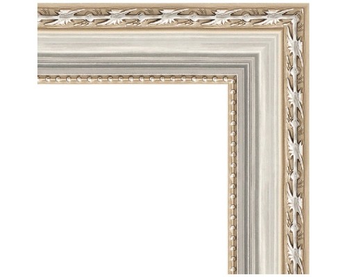 Зеркало Evoform Definite 85х65 BY 3174 в багетной раме - Версаль серебро 64 мм