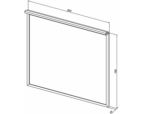 Зеркало Allen Brau Priority 80 1.31015.03 с подсветкой Латунь браш