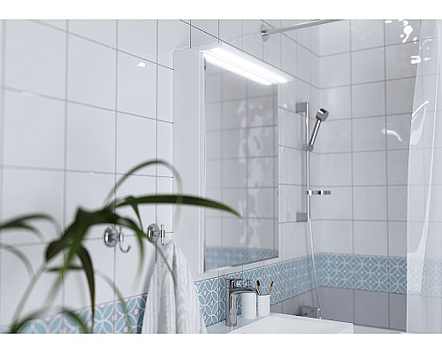 Зеркальный шкаф 1MarKa Соната 60 Ц0000007617 с подсветкой Белый глянец