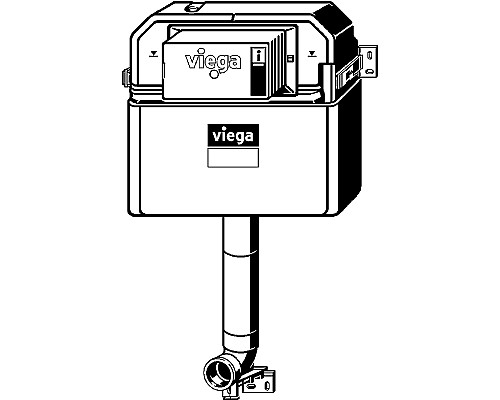 Смывной бачок Viega Prevista Dry 8502 771904 без клавиши смыва