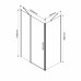 Душевой уголок Vincea Orta 120x80 Хром