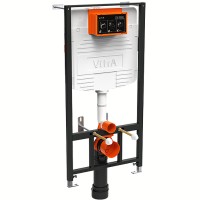Инсталляция Vitra Uno для унитаза без клавиши смыва