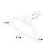 Полотенцедержатель FIXSEN Modern кольцо FX-51511