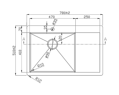 Кухонная мойка Melana Profline D7851HB-L Графит
