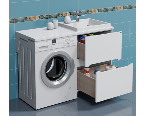 Тумба под раковину СанТа Лондон 120 224034 Белая