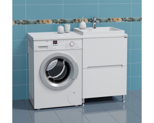 Тумба под раковину СанТа Лондон 120 224034 Белая