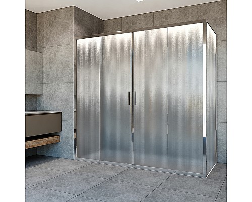 Душевой уголок Vincea Garda 180x100 VSR-1G21018CH профиль Хром стекло шиншилла