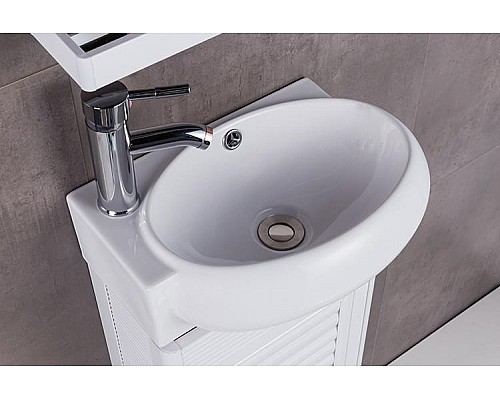 Раковина CeramaLux 43 9100R Белая