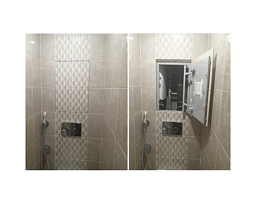 Люк под плитку Хаммер Стил 60/80 (ш/в, размер дверцы 545/745, гл.45)