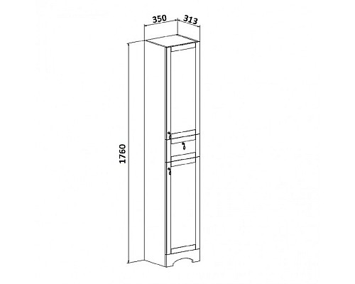 Пенал Runo Мерида 35 00-00000965 правый