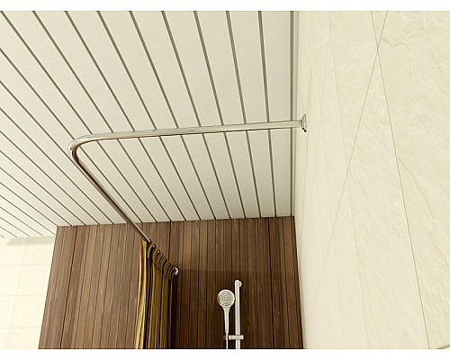 Карниз для ванны Relisan Tugatty 170х75 Гл000003185 Хром Карниз для ванны Relisan Tugatty 170х75 Гл000003185 Хром