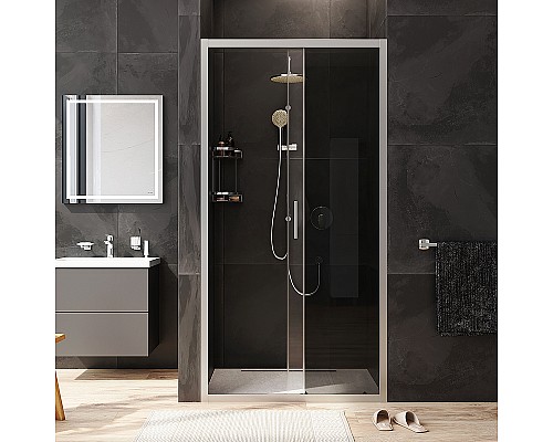 Душевая дверь AM.PM Gem Solo 100 W90G-100-1-195MG Хром матовый -