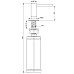 Дозатор для моющего средства Paulmark Decus D004-401 Антрацит