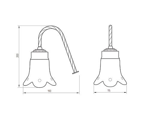 Светильник Migliore Edera 16950 Золото