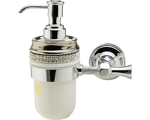 Дозатор для жидкого мыла Migliore Dubai 31125 Белый Хром