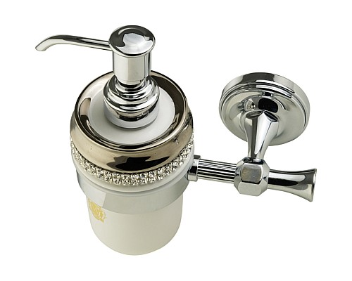 Дозатор для жидкого мыла Migliore Dubai 31125 Белый Хром