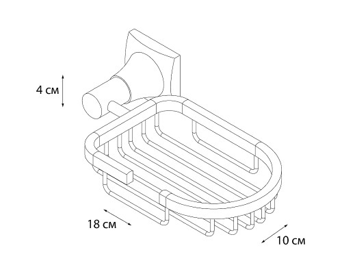 Мыльница Grampus Ocean GR-2009 Хром
