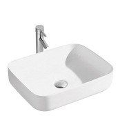 Раковина SinteSi LVB-APP-409 накладная белая 500х400х130, без отверстия под смеситель