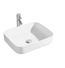 Раковина SinteSi LVB-APP-409 накладная белая 500х400х130, без отверстия под смеситель